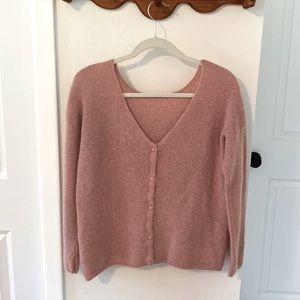 Sezane Barry Jumper in Blush Pink